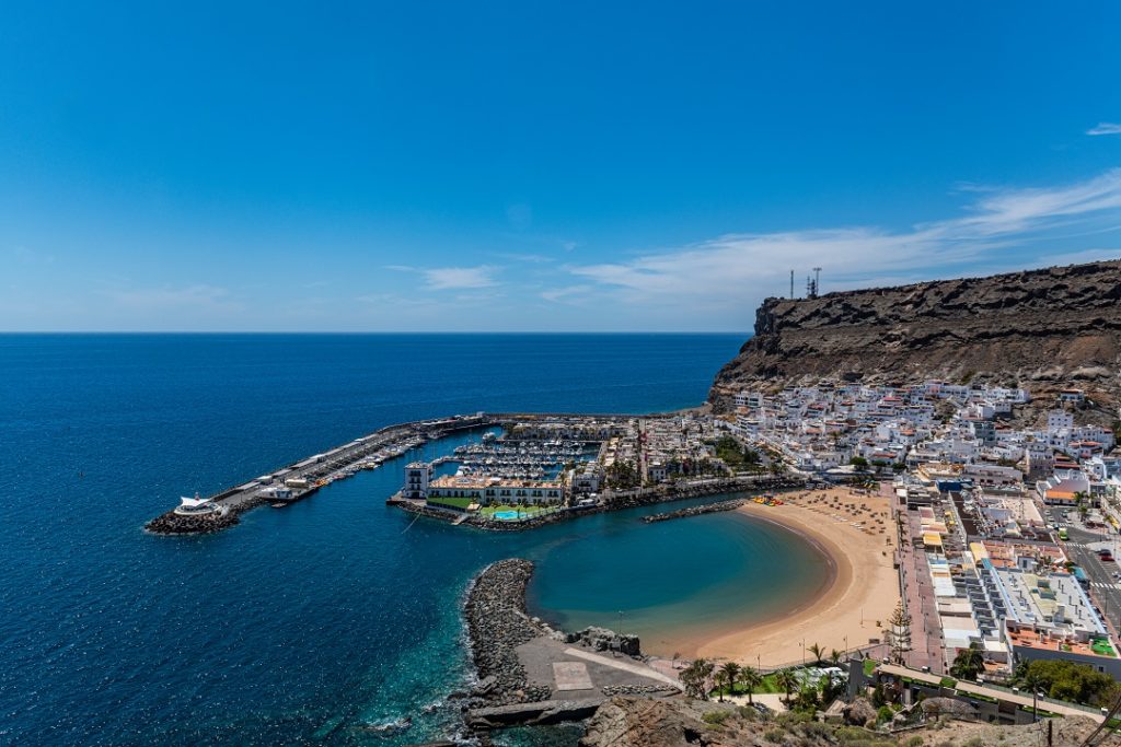 Puerto de Mogán aerea_Inédita